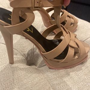 Designer Tribute Platform High Heel Stiletto Sandals